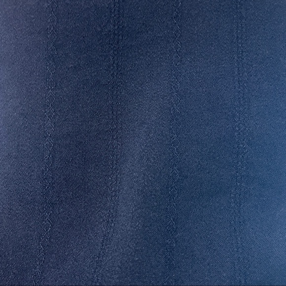 NWT Le Lis Navy Side Button Square Neck Crop Top & Midi Skirt Set Size S/M/L - Picture 9 of 9